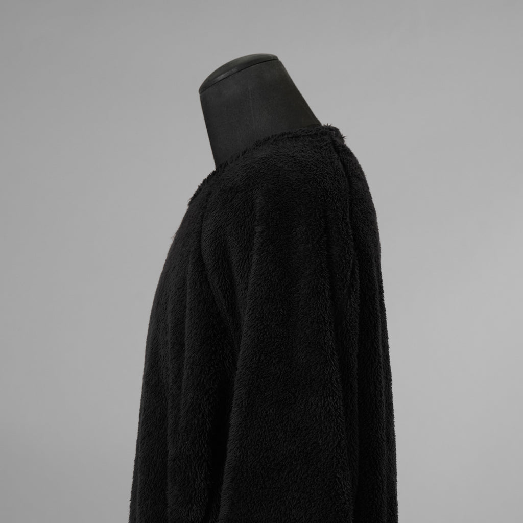 N/07 エヌゼロナナ / 24AW BOA FLEECE LOOSEY TOP ボアトップス 長袖ニット / L0-LT-001 / size ONE (BLACK) 352173-uen