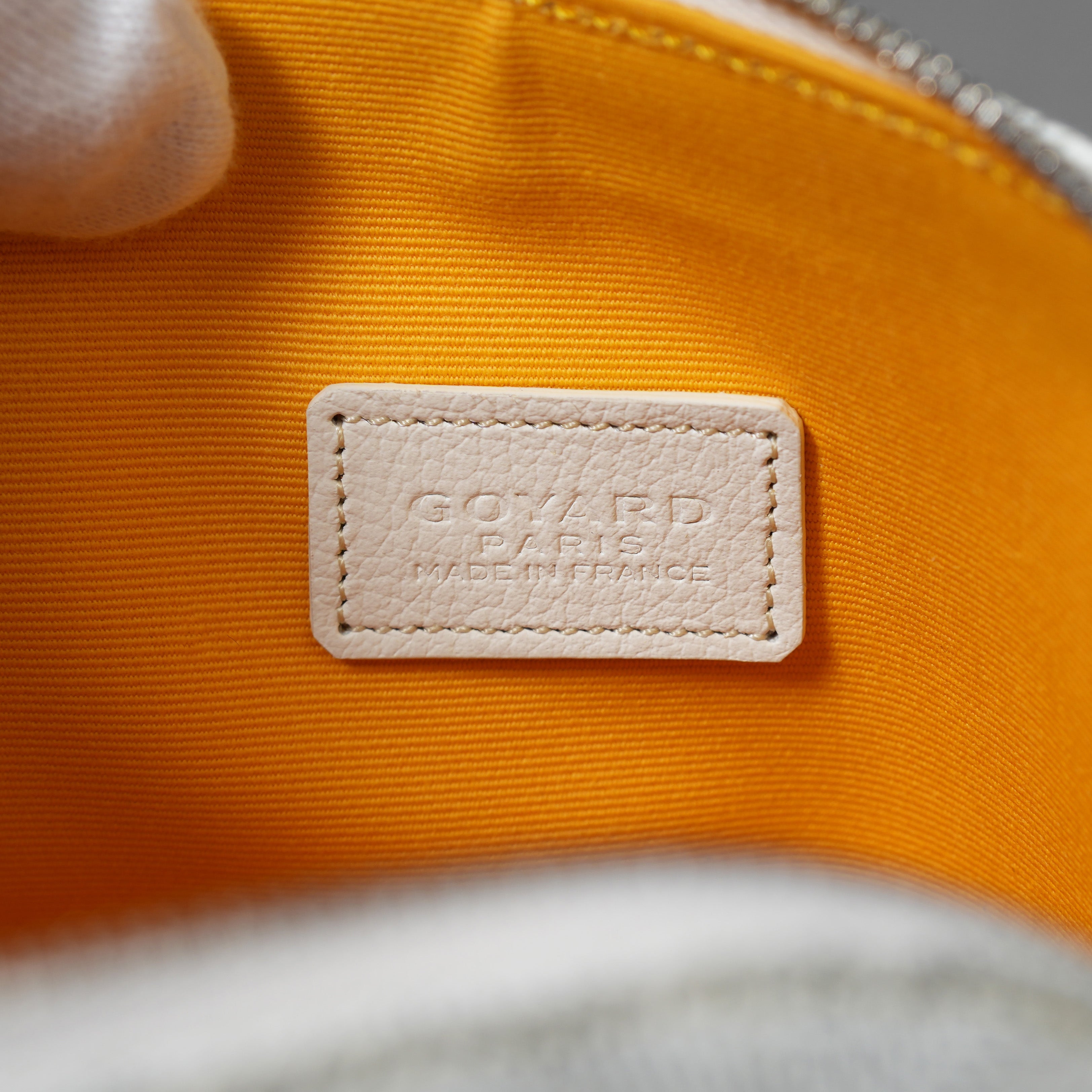 GOYARD ゴヤール / 美品 ヴァンドーム コスメティックポーチ 化粧ポーチ トラベルポーチ ポシェット / WHITE アクセサリー