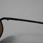 Rick Owens リックオウエンス / 美品 MASK BLACK-BROWN シールドサングラス アクセサリー / 157-116 / BLACK × BROWN