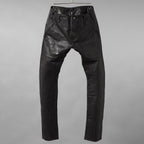 未使用 incarnation インカネーション /  23AW HORSE LEATHER PANTS オーバーロック ホースレザーパンツ ボトムス / size S (BLACK）