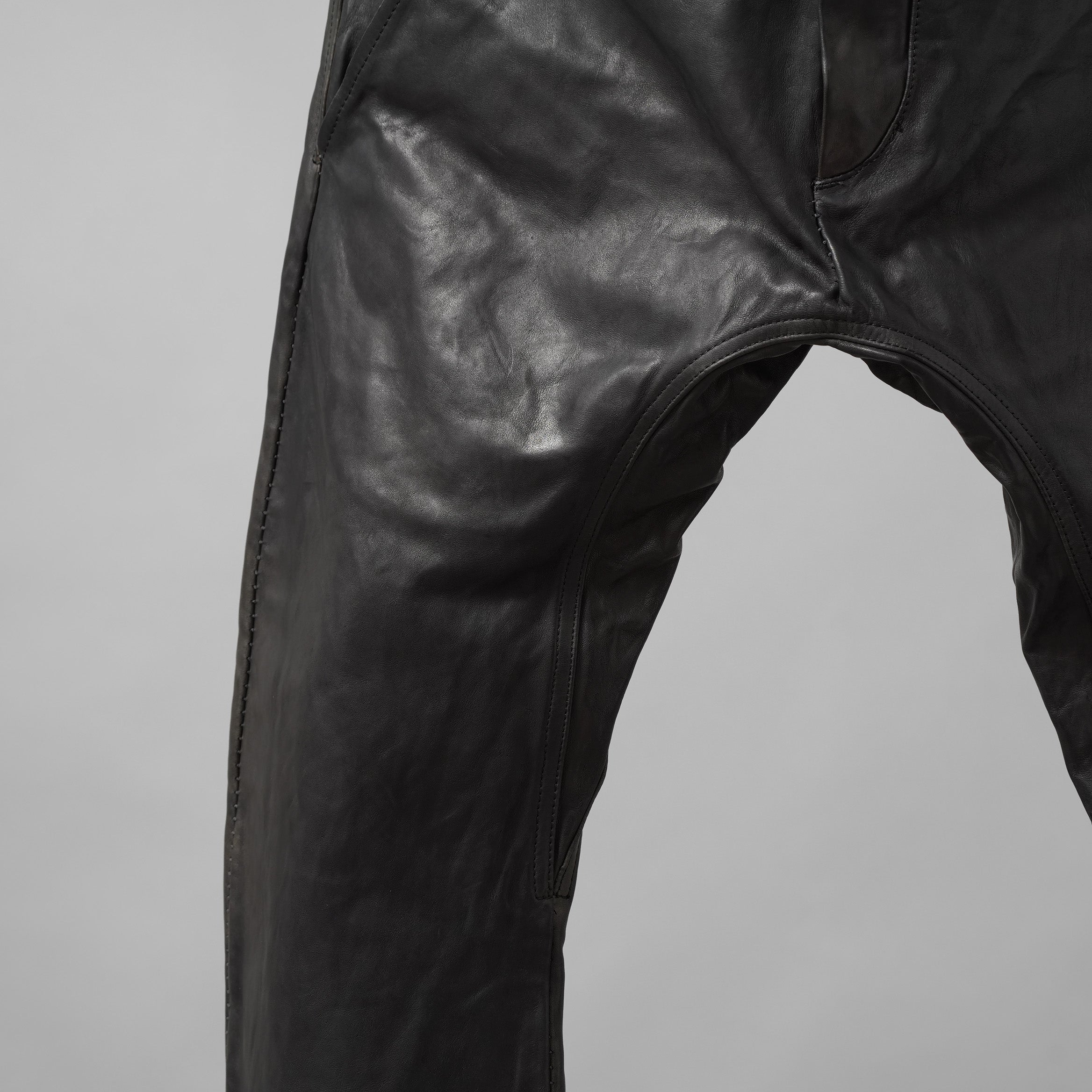 未使用 incarnation 23AW オーバーロック ホースレザーパンツ 未使用 incarnation インカネーション / 23AW HORSE LEATHER PANTS