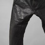 未使用 incarnation インカネーション /  23AW HORSE LEATHER PANTS オーバーロック ホースレザーパンツ ボトムス / size S (BLACK）