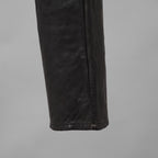 未使用 incarnation インカネーション /  23AW HORSE LEATHER PANTS オーバーロック ホースレザーパンツ ボトムス / size S (BLACK）