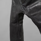 未使用 incarnation インカネーション /  23AW HORSE LEATHER PANTS オーバーロック ホースレザーパンツ ボトムス / size S (BLACK）