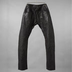 未使用 incarnation インカネーション /  23AW HORSE LEATHER PANTS オーバーロック ホースレザーパンツ ボトムス / size S (BLACK）