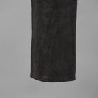 未使用 incarnation インカネーション /  23AW HORSE LEATHER PANTS オーバーロック ホースレザーパンツ ボトムス / size S (BLACK）