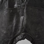 未使用 incarnation インカネーション /  23AW HORSE LEATHER PANTS オーバーロック ホースレザーパンツ ボトムス / size S (BLACK）