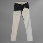 RICK OWENS DRKSHDW リック オウエンス ダークシャドウ / 22SS COMBO TYRONE CUT コンボ タイロンカット コーティング スキニー パンツ / DU01B7364-SCOMW1 / size 30 (NATURAL × BLACK)  352174-in-ue