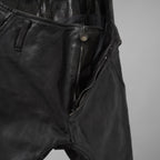 未使用 incarnation インカネーション /  23AW HORSE LEATHER PANTS オーバーロック ホースレザーパンツ ボトムス / size S (BLACK）