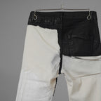 RICK OWENS DRKSHDW リック オウエンス ダークシャドウ / 22SS COMBO TYRONE CUT コンボ タイロンカット コーティング スキニー パンツ / DU01B7364-SCOMW1 / size 30 (NATURAL × BLACK)  352174-in-ue