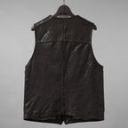 incarnation インカネーション / 24SS 新型 Horse Leather Vest 5B レザーベスト / 11-2247 / size S (DARK BROWN)
