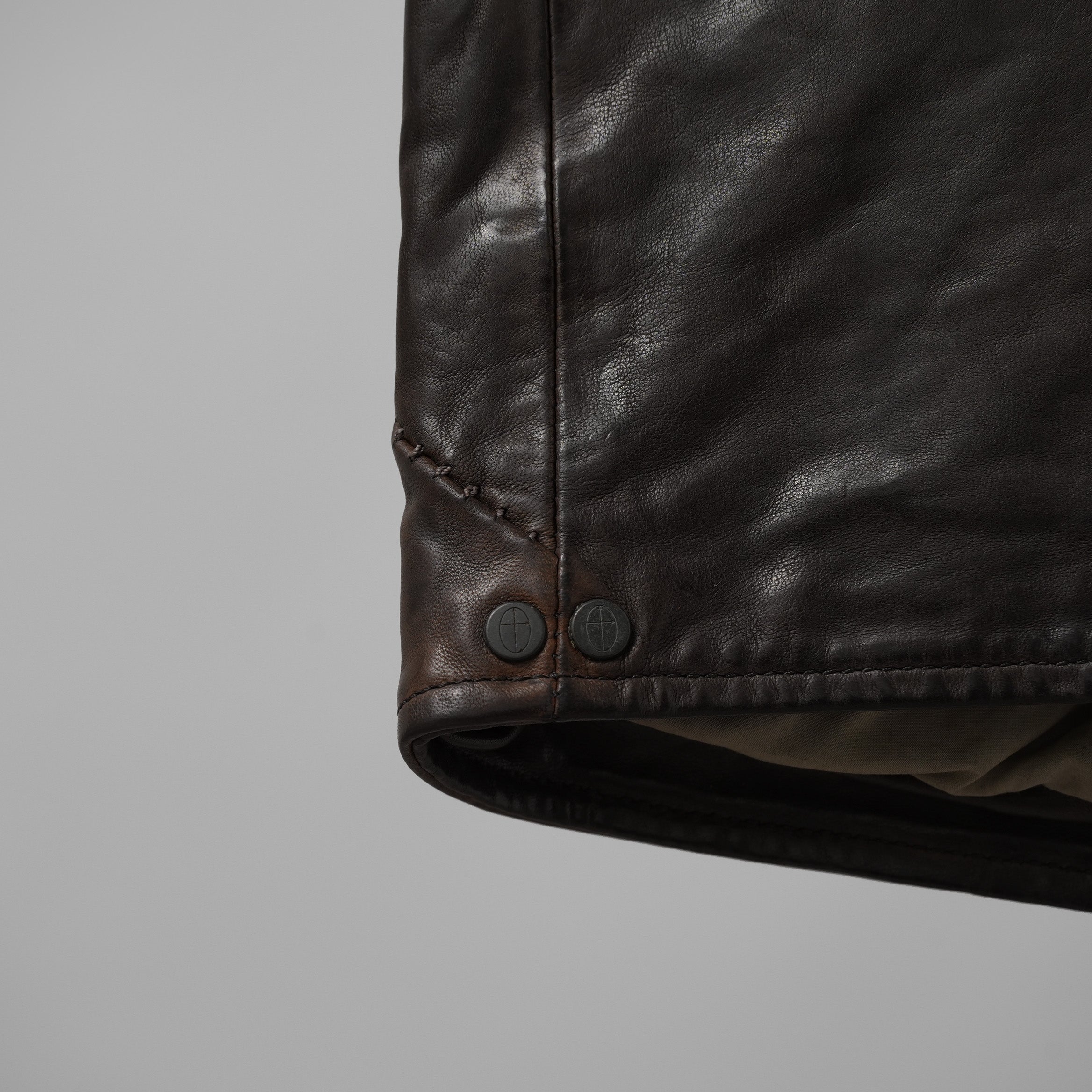 incarnation インカネーション / 24SS 新型 Horse Leather Vest 5B レザーベスト / 11-2247 / size S (DARK BROWN)