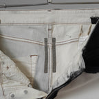 RICK OWENS DRKSHDW リック オウエンス ダークシャドウ / 22SS COMBO TYRONE CUT コンボ タイロンカット コーティング スキニー パンツ / DU01B7364-SCOMW1 / size 30 (NATURAL × BLACK)  352174-in-ue