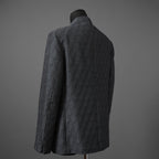 FENDI フェンディ / 23AW 美品 FFロゴ (ズッカ柄) ジャカードファブリック ジャケット / FJ0768APOK / size 48 (BLUE GREY) テーラード ブレザー
