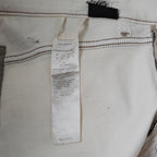 RICK OWENS DRKSHDW リック オウエンス ダークシャドウ / 22SS COMBO TYRONE CUT コンボ タイロンカット コーティング スキニー パンツ / DU01B7364-SCOMW1 / size 30 (NATURAL × BLACK)  352174-in-ue