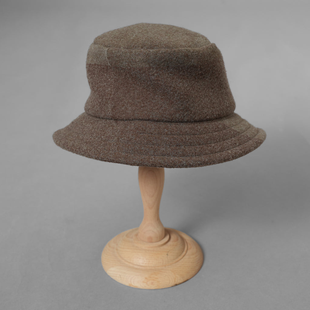 DEVOA デヴォア / 24AW 美品 ウールメルトン バケットハット / size 1 (BROWN)  123064-alm  アクセサリー