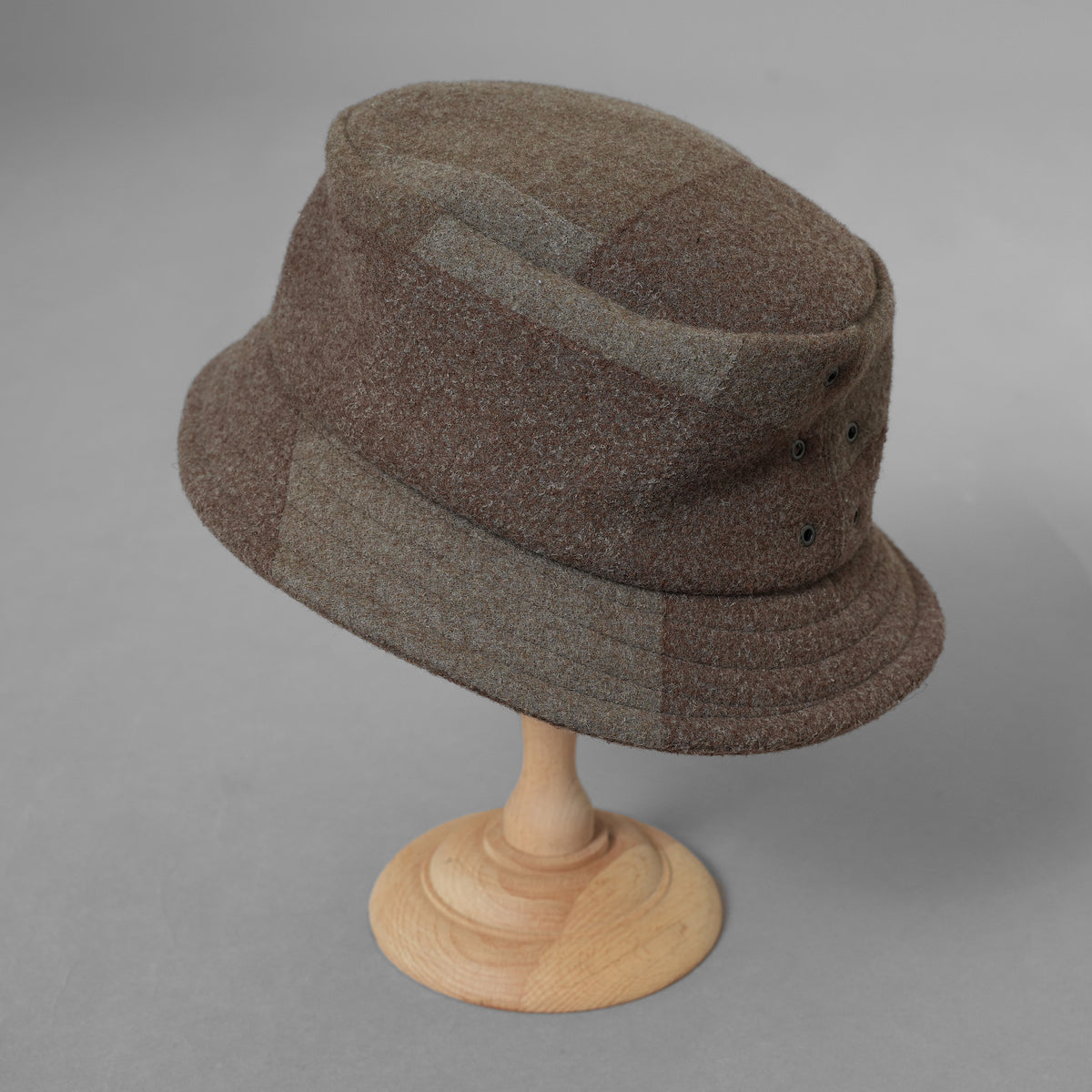 DEVOA デヴォア / 24AW 美品 ウールメルトン バケットハット / size 1 (BROWN)  123064-alm  アクセサリー