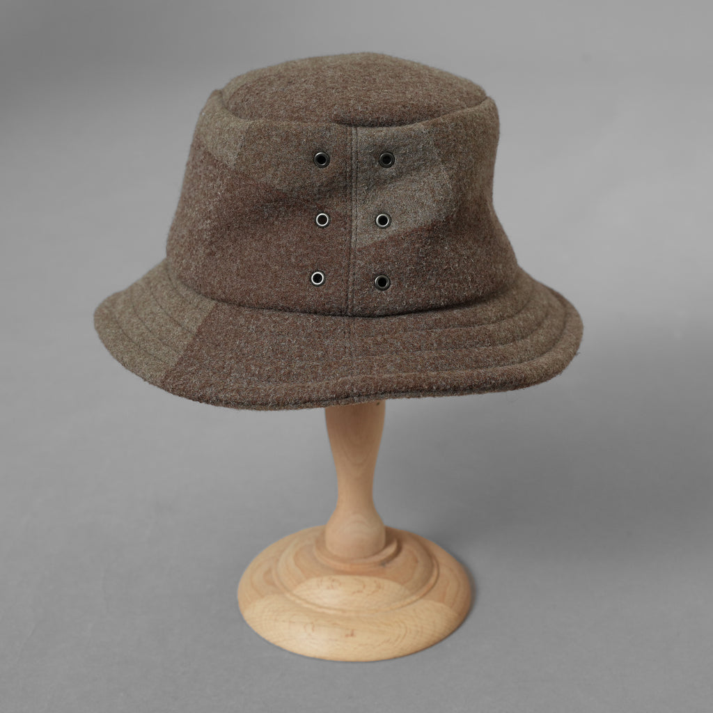 DEVOA デヴォア / 24AW 美品 ウールメルトン バケットハット / size 1 (BROWN)  123064-alm  アクセサリー
