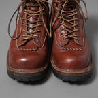 WHITE'S BOOTS ホワイツ ブーツ / 旧ロゴ スモークジャンパー ダブルステッチ / vibram 100 ソール アメリカ製 / size 8EE (BROWN) ワークブーツ レースアップブーツ シューズ