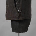 incarnation インカネーション / 24SS 新型 Horse Leather Vest 5B レザーベスト / 11-2247 / size S (DARK BROWN)