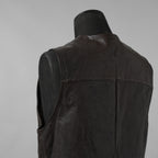 incarnation インカネーション / 24SS 新型 Horse Leather Vest 5B レザーベスト / 11-2247 / size S (DARK BROWN)