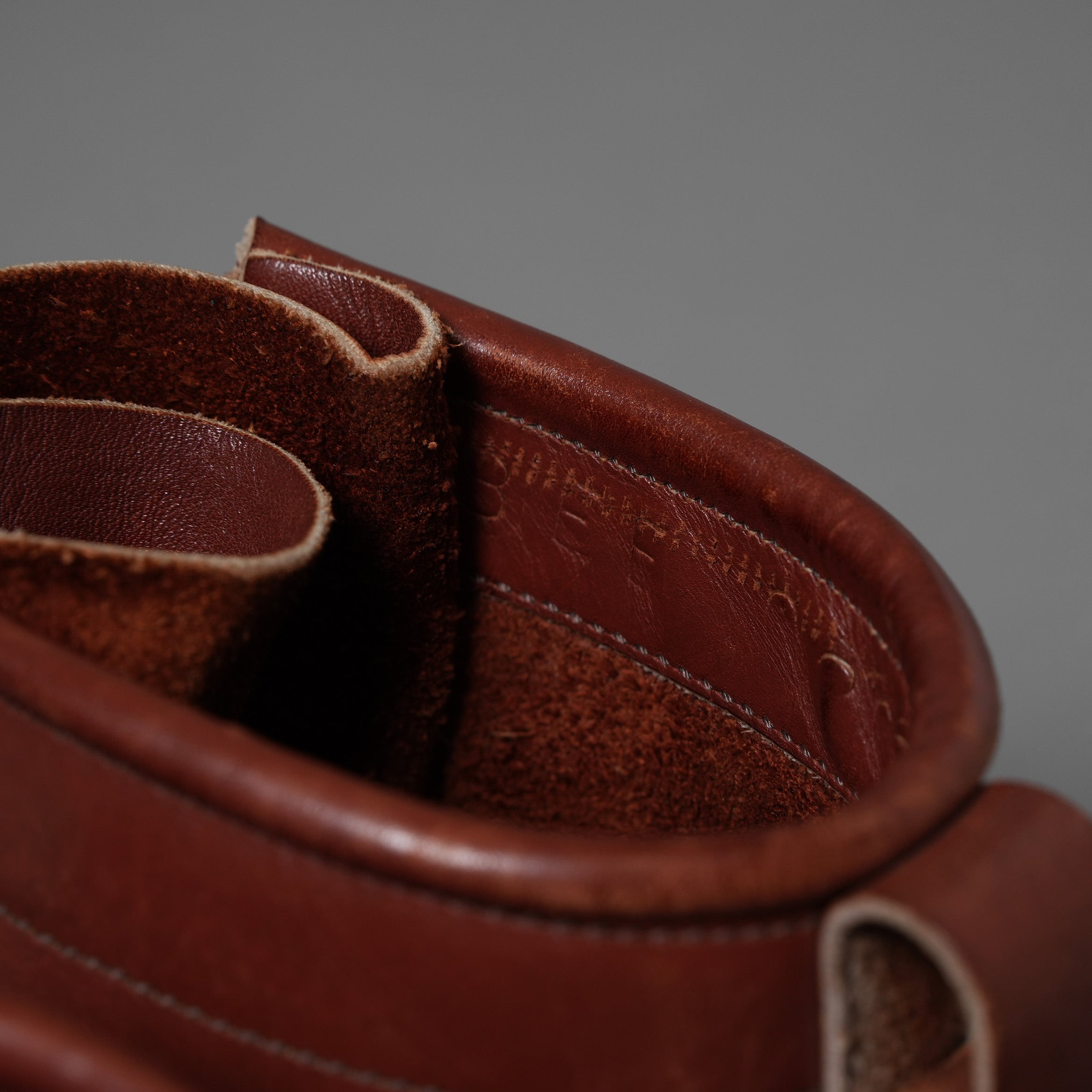 WHITE'S BOOTS ホワイツ ブーツ / 旧ロゴ スモークジャンパー ダブルステッチ / vibram 100 ソール アメリカ製 / size 8EE (BROWN) ワークブーツ レースアップブーツ シューズ