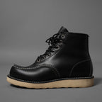 RED WING レッドウィング / 日本限定 8179 犬タグ クラシックモック ブーツ / 6インチ / vibram ソール アメリカ製 / size 6E (BLACK) ワークブーツ レースアップブーツ シューズ
