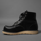 RED WING レッドウィング / 日本限定 8179 犬タグ クラシックモック ブーツ / 6インチ / vibram ソール アメリカ製 / size 6E (BLACK) ワークブーツ レースアップブーツ シューズ
