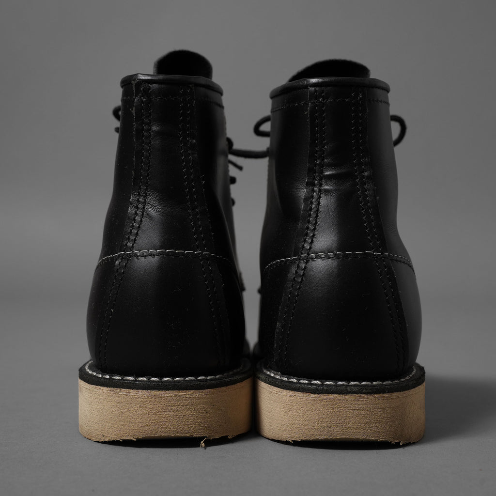 RED WING レッドウィング / 日本限定 8179 犬タグ クラシックモック ブーツ / 6インチ / vibram ソール アメリカ製 / size 6E (BLACK) ワークブーツ レースアップブーツ シューズ