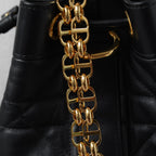 Christian Dior クリスチャンディオール / 美品 24SS バックパック スモール マキシカナージュ カーフスキン バッグ / 01-RU-0214 /  BLACK