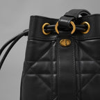 Christian Dior クリスチャンディオール / 美品 24SS バックパック スモール マキシカナージュ カーフスキン バッグ / 01-RU-0214 /  BLACK