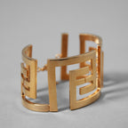 FENDACE フェンダーチェ FENDI x VERSACE コラボ  / 2022年 美品 /  FF ロゴ ブレスレット バングル / 8AH588B08F0CFK / GOLD アクセサリー