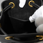 Christian Dior クリスチャンディオール / 美品 24SS バックパック スモール マキシカナージュ カーフスキン バッグ / 01-RU-0214 /  BLACK