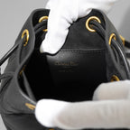 Christian Dior クリスチャンディオール / 美品 24SS バックパック スモール マキシカナージュ カーフスキン バッグ / 01-RU-0214 /  BLACK