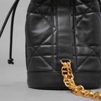 Christian Dior クリスチャンディオール / 美品 24SS バックパック スモール マキシカナージュ カーフスキン バッグ / 01-RU-0214 /  BLACK