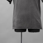 wjk ダヴルジェイケイ / 美品 24SS wide cut-off crew-neck S-S 半袖Tシャツ/ 7327 js01d / size M (GRAY)