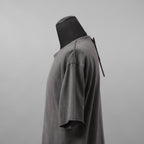 wjk ダヴルジェイケイ / 美品 24SS wide cut-off crew-neck S-S 半袖Tシャツ/ 7327 js01d / size M (GRAY)