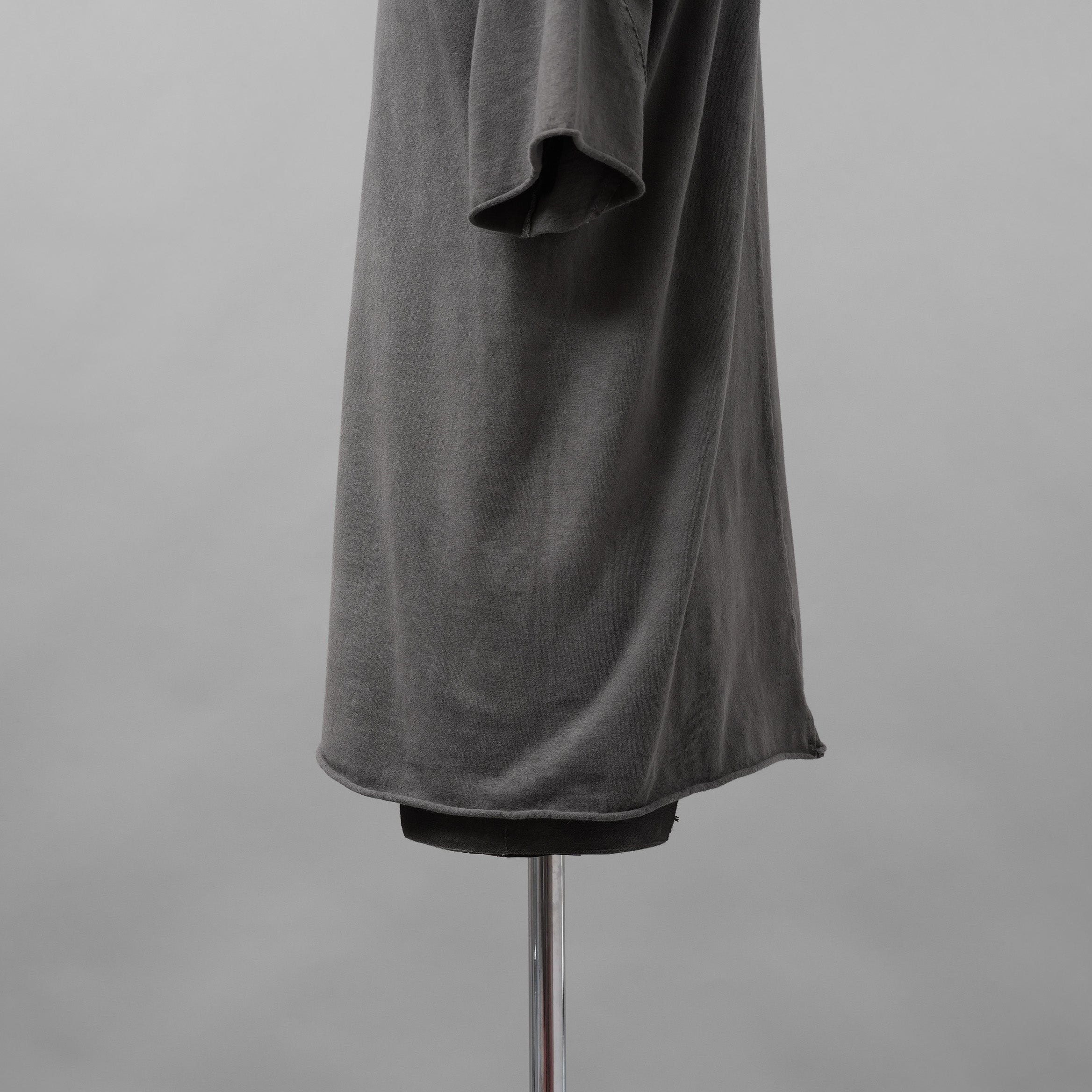 wjk ダヴルジェイケイ / 美品 24SS wide cut-off crew-neck S-S 半袖Tシャツ/ 7327 js01d / size M (GRAY)