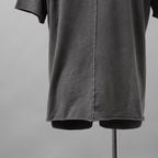 wjk ダヴルジェイケイ / 美品 24SS wide cut-off crew-neck S-S 半袖Tシャツ/ 7327 js01d / size M (GRAY)