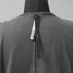 wjk ダヴルジェイケイ / 美品 24SS wide cut-off crew-neck S-S 半袖Tシャツ/ 7327 js01d / size M (GRAY)