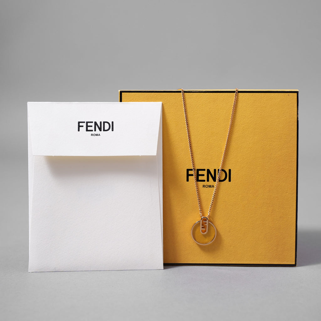 FENDI フェンディ / O'Lock オーロックネックレス / MV5221 / GOLD×YELLOW アクセサリー