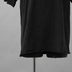 wjk ダヴルジェイケイ / 24 wide cut-off crew-neck S-S Tシャツ/ 7327 js01d / size M (BLACK)