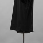 wjk ダヴルジェイケイ / 24 wide cut-off crew-neck S-S Tシャツ/ 7327 js01d / size M (BLACK)
