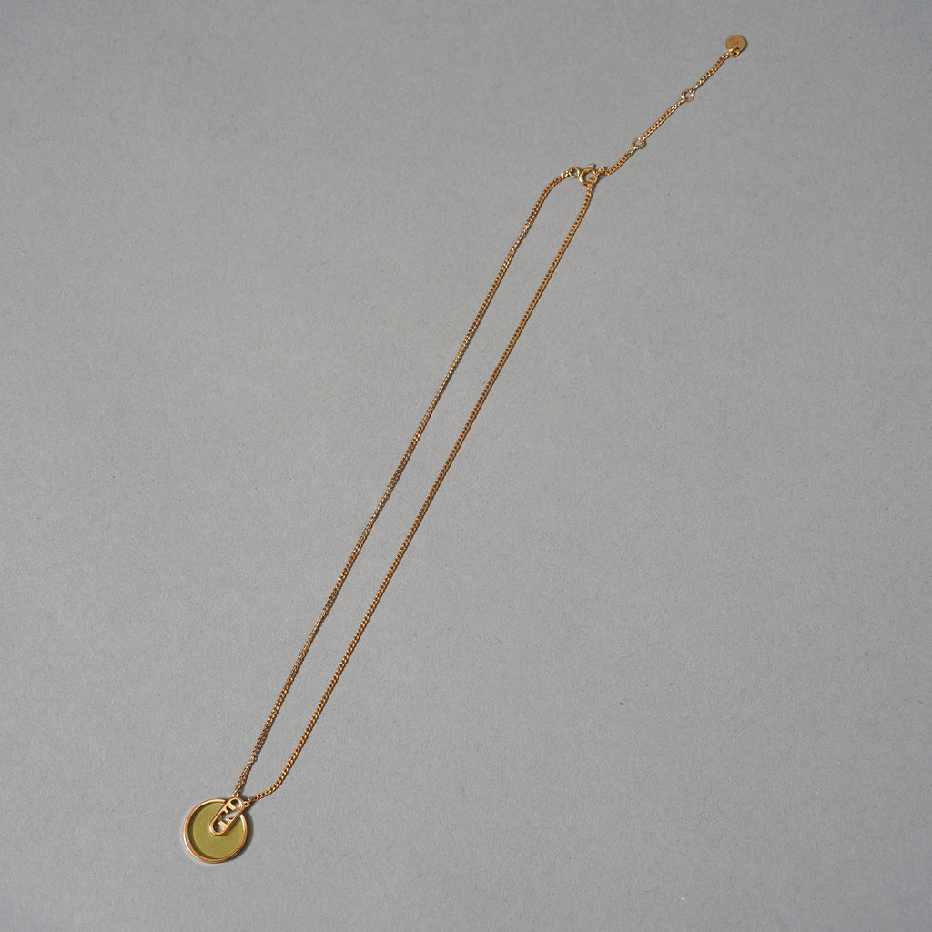FENDI フェンディ / O'Lock オーロックネックレス / MV5221 / GOLD×YELLOW アクセサリー