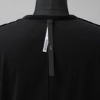 wjk ダヴルジェイケイ / 24 wide cut-off crew-neck S-S Tシャツ/ 7327 js01d / size M (BLACK)