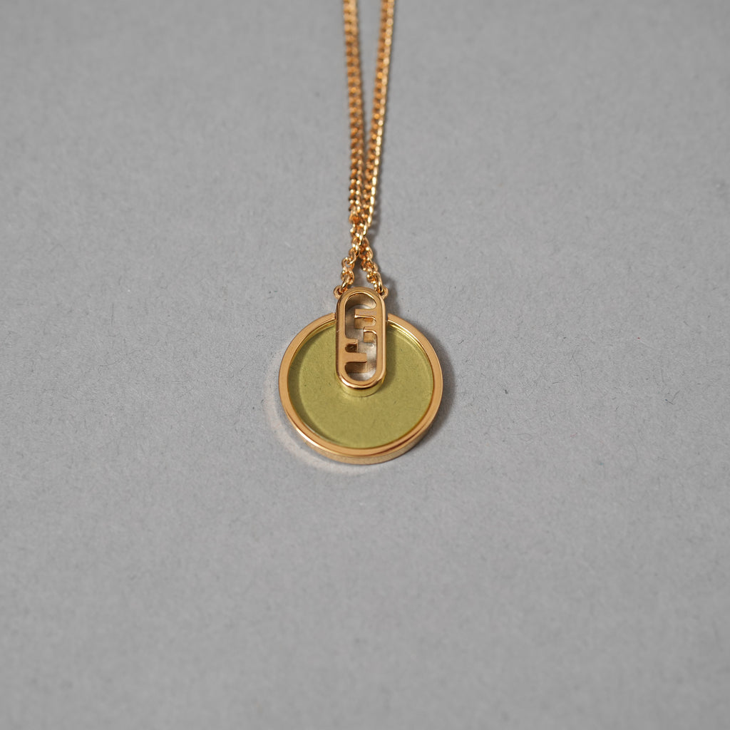 FENDI フェンディ / O'Lock オーロックネックレス / MV5221 / GOLD×YELLOW アクセサリー