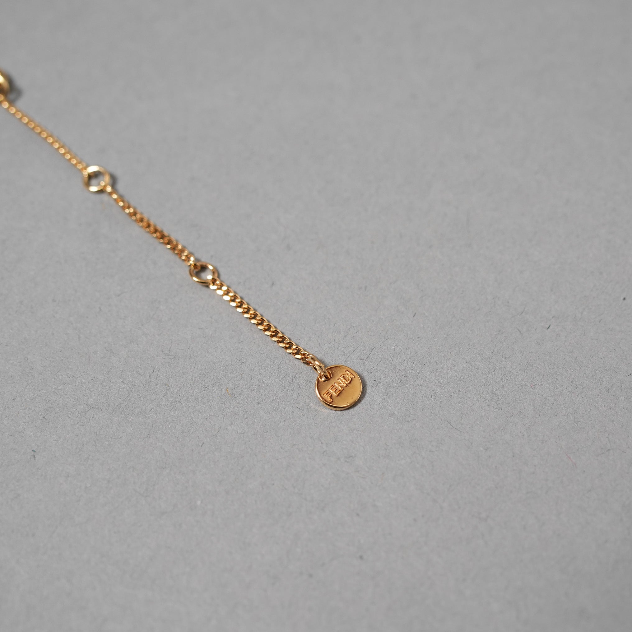 FENDI フェンディ / O'Lock オーロックネックレス / MV5221 / GOLD×YELLOW アクセサリー