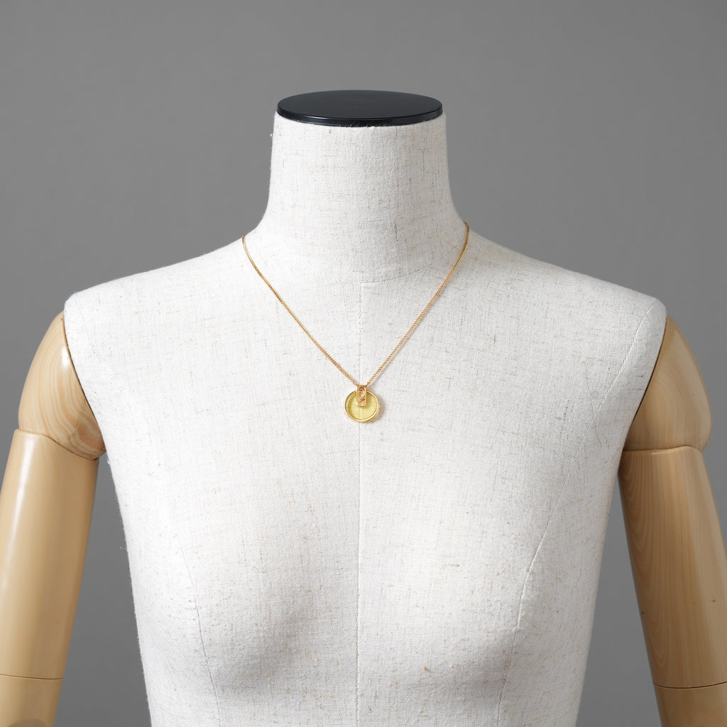 FENDI フェンディ / O'Lock オーロックネックレス / MV5221 / GOLD×YELLOW アクセサリー