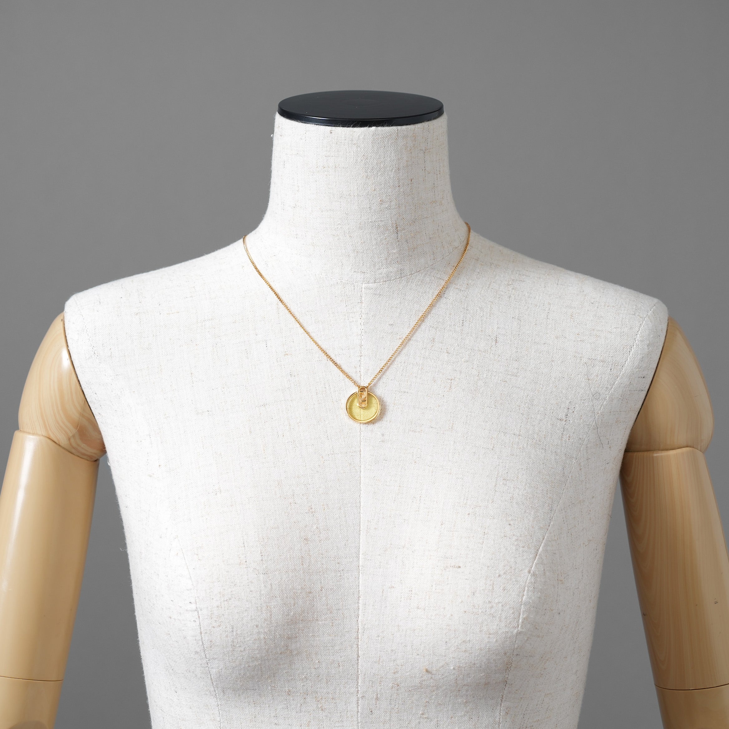 FENDI フェンディ / O'Lock オーロックネックレス / MV5221 / GOLD×YELLOW アクセサリー