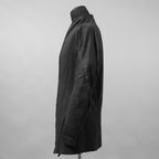 希少 LEON EMANUEL BLANCK レオン エマニュエル ブランク / 美品 FORCED SHORT BLAZER コーティング デニム ジャケット / size 46 (BLACK)